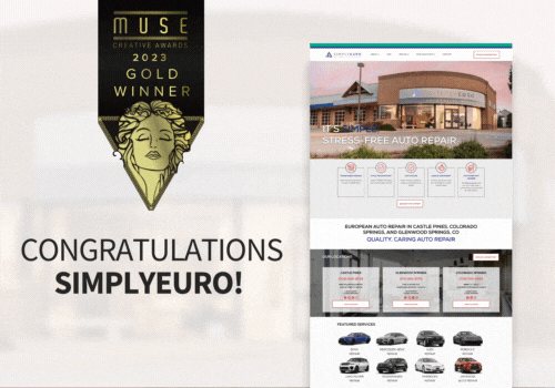 SimplyEuro—2023 Winner of Gold MUSE Creative Award for Website Design
